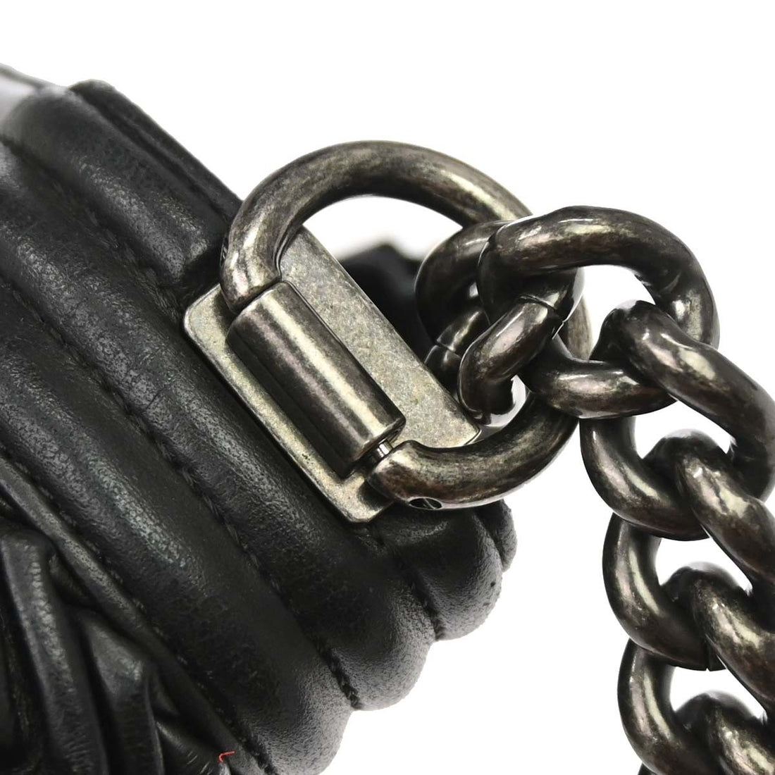 Chanel Boy Medium in Pelle di Agnello Nera Vintage