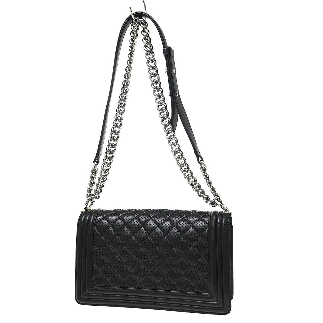 Chanel Boy Medium in Pelle di Agnello Nero Vintage
