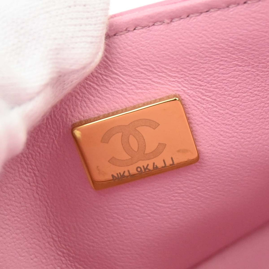 Chanel Boy Mini in Pelle di Agnello Rosa Vintage