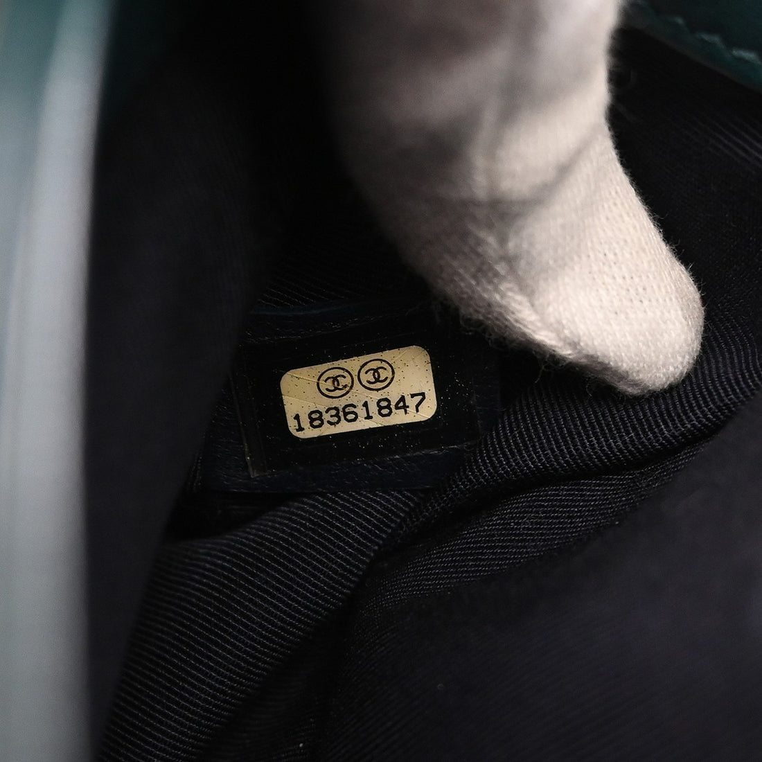 Chanel Boy Small in Tweed Verde Vintage