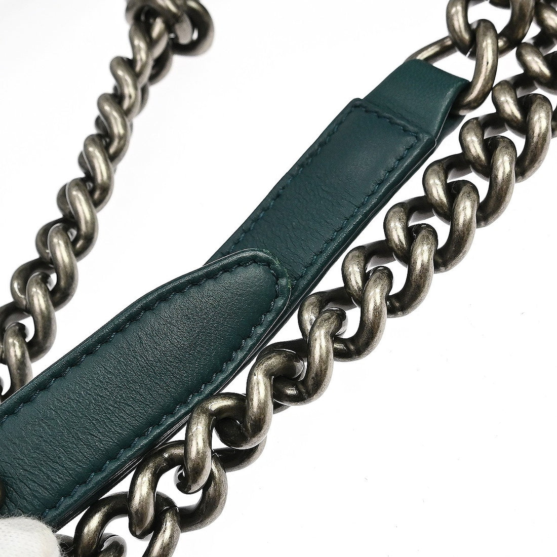Chanel Boy Small in Tweed Verde Vintage