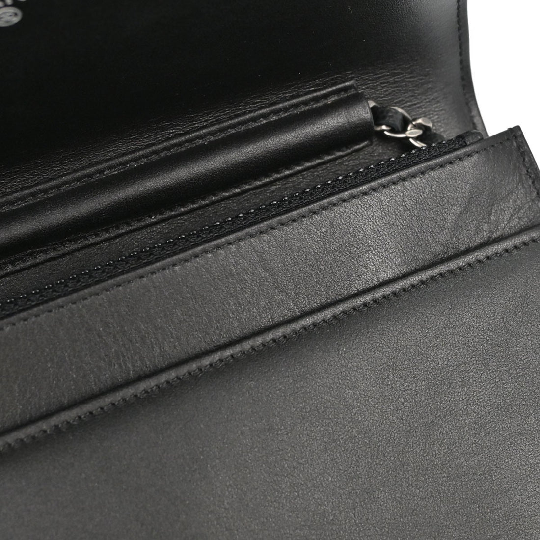 Chanel Boy Wallet on Chain in Pelle di Vitello Nera Vintage