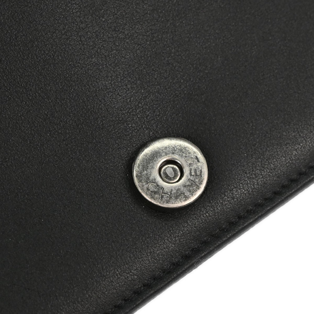 Chanel Boy Wallet on Chain in Pelle di Vitello Nera Vintage