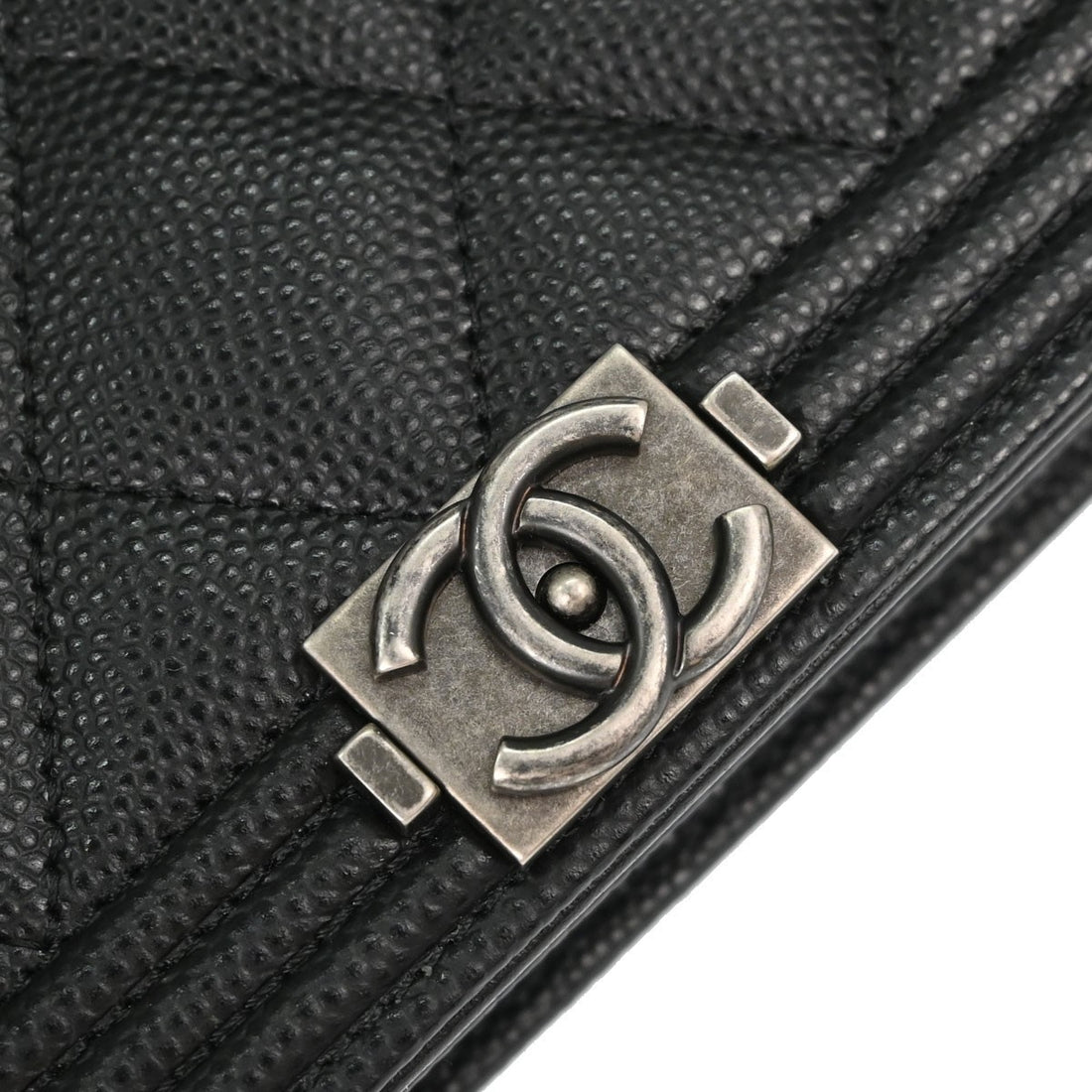 Chanel Boy Wallet on Chain in Pelle di Vitello Nera Vintage