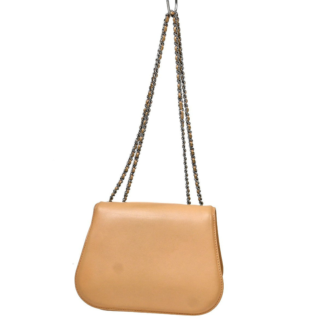 Chanel Braided Chic Flap in Pelle di Agnello Beige Vintage