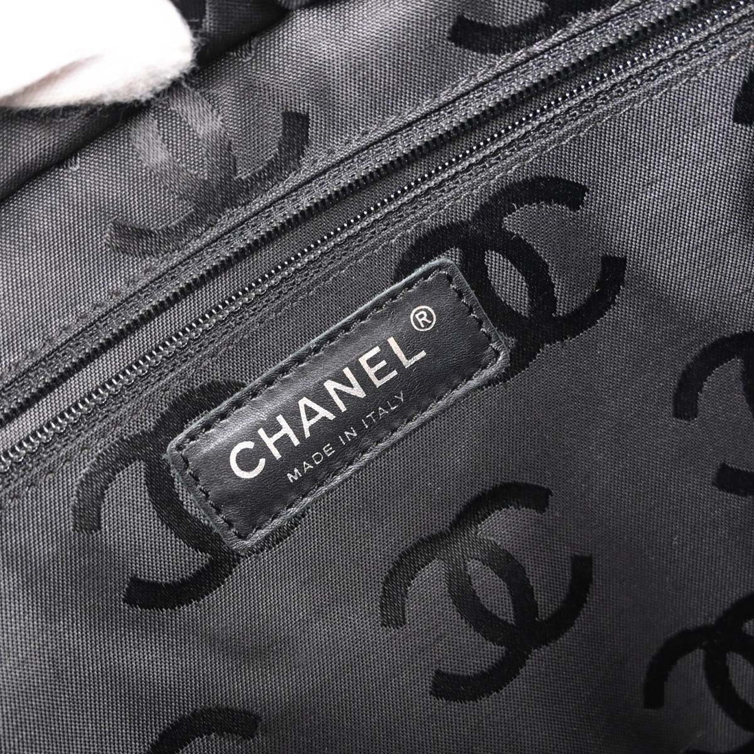 Chanel Cambon Ligne Tote in Pelle di Vitello Beige Vintage