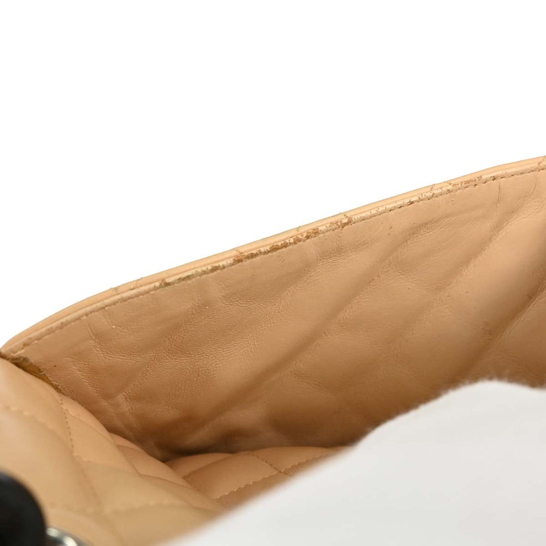 Chanel Cambon Ligne Tote in Pelle di Vitello Beige Vintage