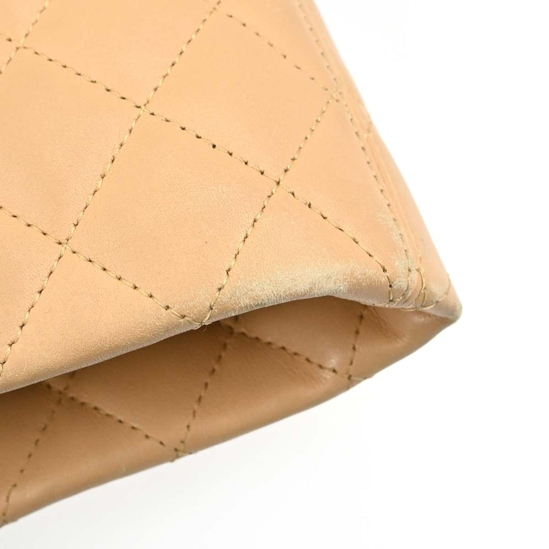 Chanel Cambon Ligne Tote in Pelle di Vitello Beige Vintage