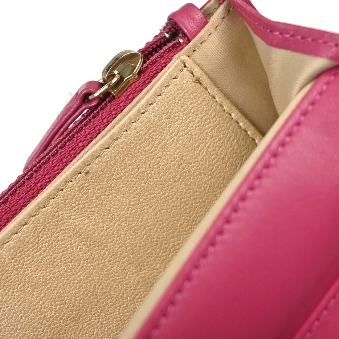 Chanel Camellia Wallet on Chain in Pelle di Agnello Rosa Vintage