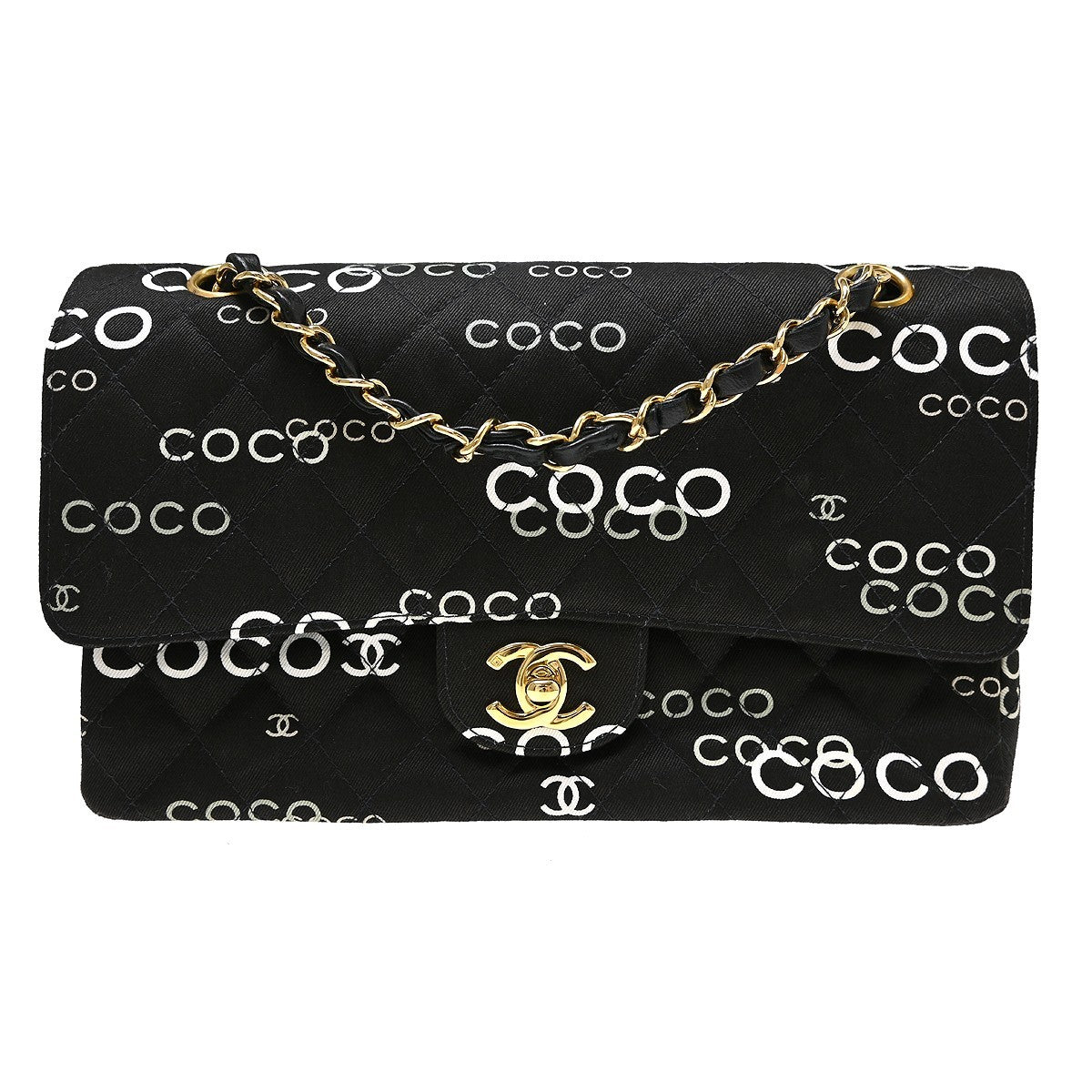 Chanel Classic Double Flap Medium in Pelle Caviar Nero Vintage