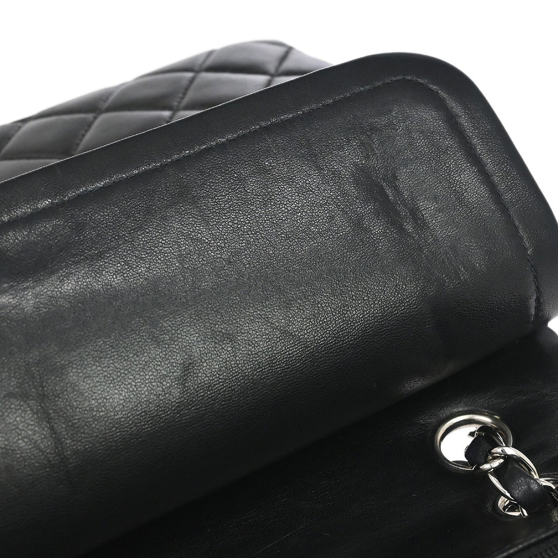 Chanel Classic Double Flap Medium in Pelle di Agnello Nera Vintage
