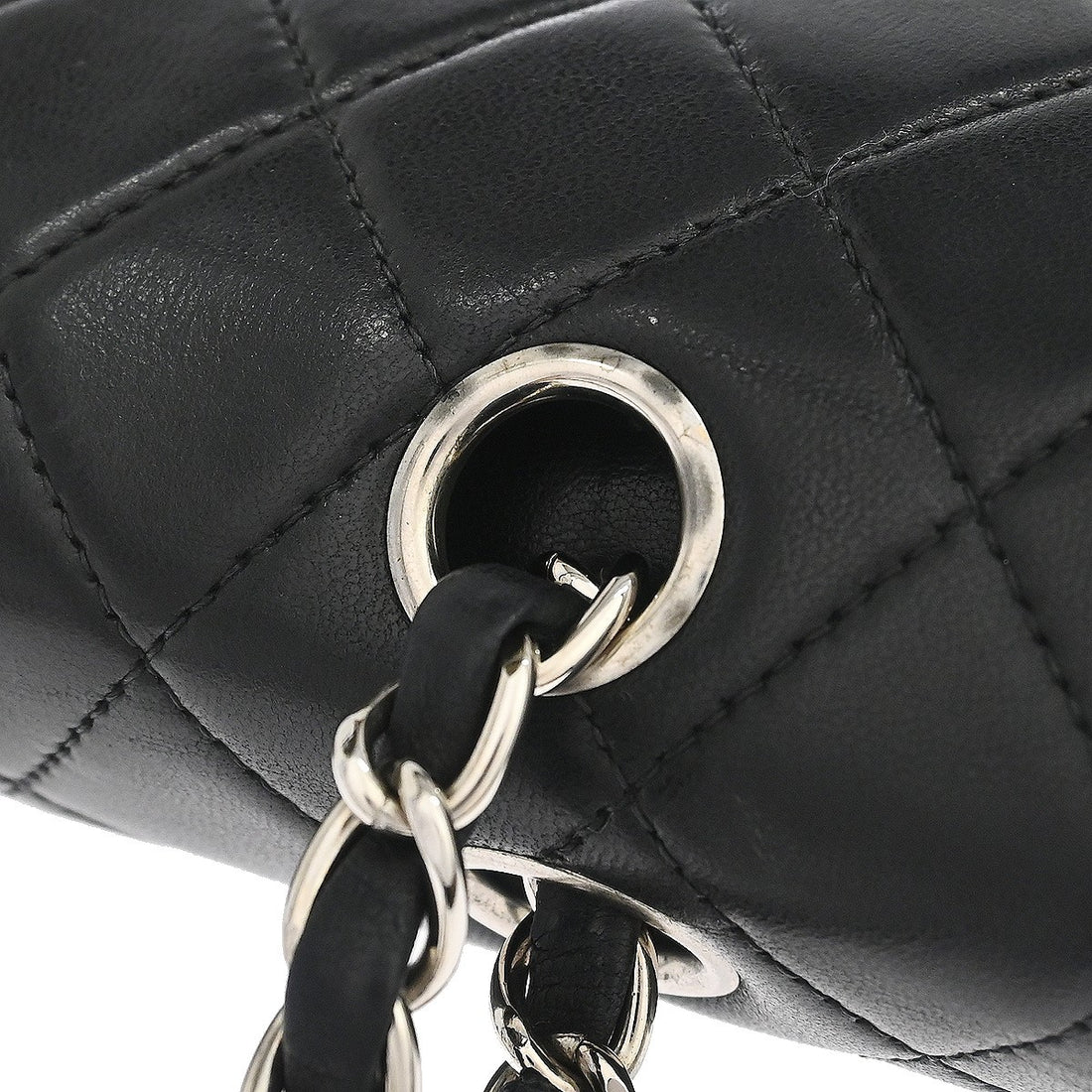 Chanel Classic Double Flap Medium in Pelle di Agnello Nera Vintage