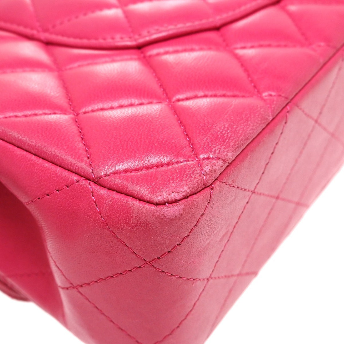 Chanel Classic Double Flap Medium in Pelle di Agnello Rosa Vintage