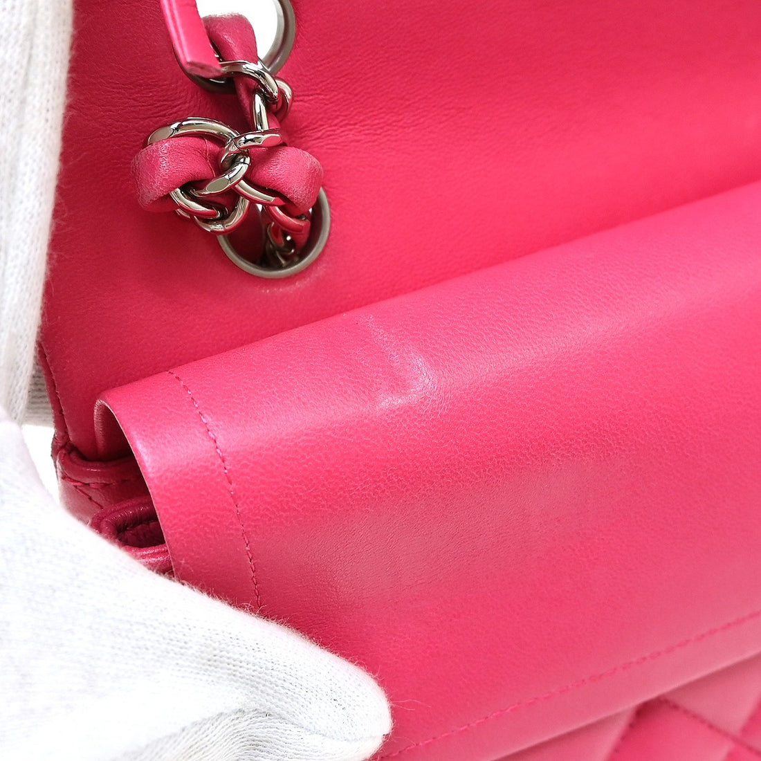 Chanel Classic Double Flap Medium in Pelle di Agnello Rosa Vintage