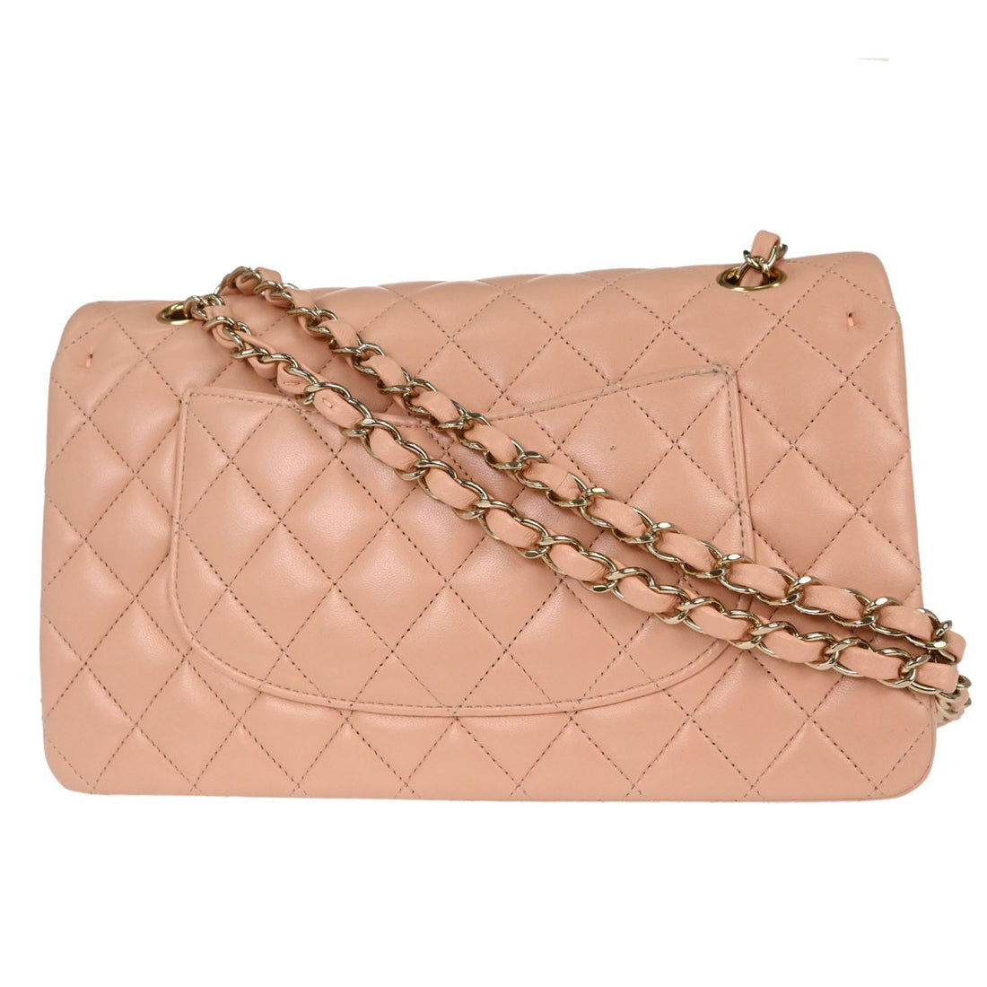 Chanel Classic Double Flap Medium in Pelle di Agnello Rosa Vintage