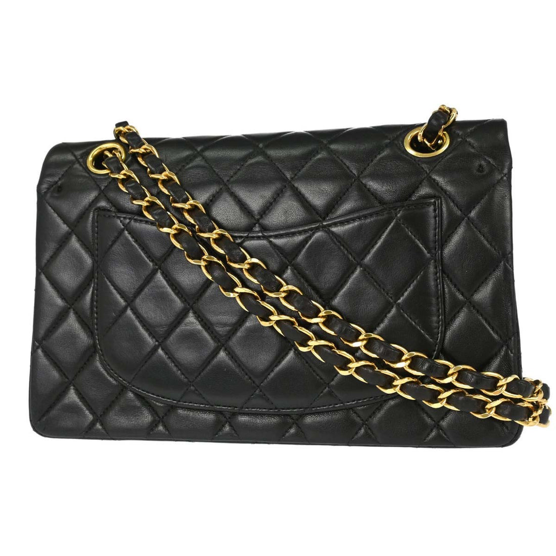 Chanel Classic Double Flap Small in Pelle di Agnello Nero Vintage