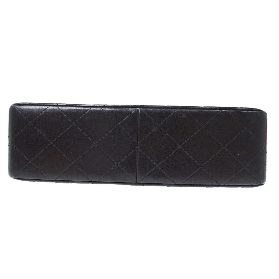 Chanel Classic Flap Double Sided in Pelle di Agnello Nero Vintage
