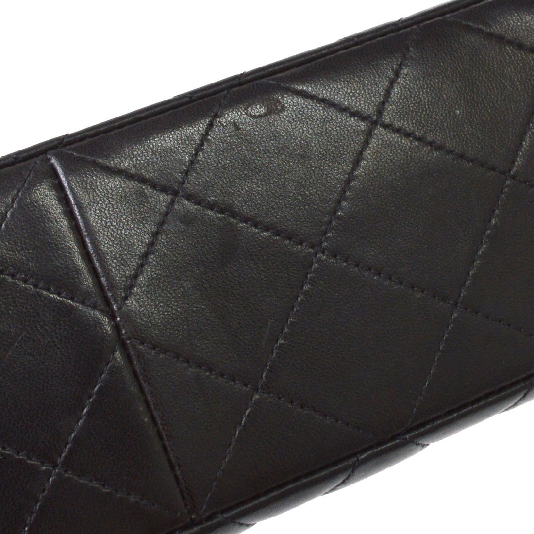 Chanel Classic Flap Double Sided in Pelle di Agnello Nero Vintage