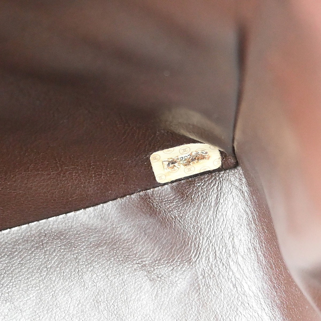 Chanel Classic Flap Zaino in Pelle di Agnello Marrone Vintage