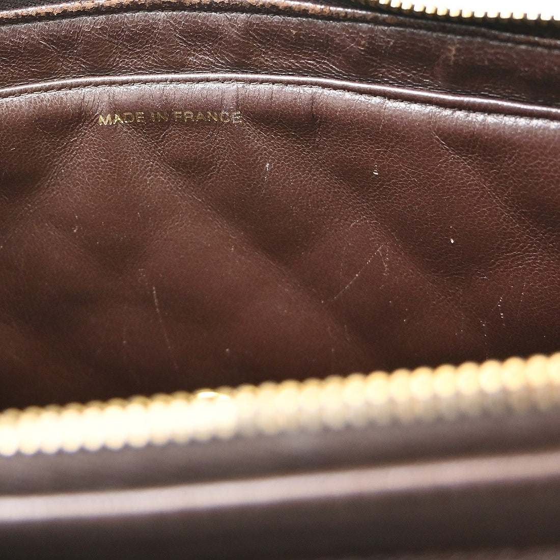 Chanel Classic Flap Zaino in Pelle di Agnello Marrone Vintage