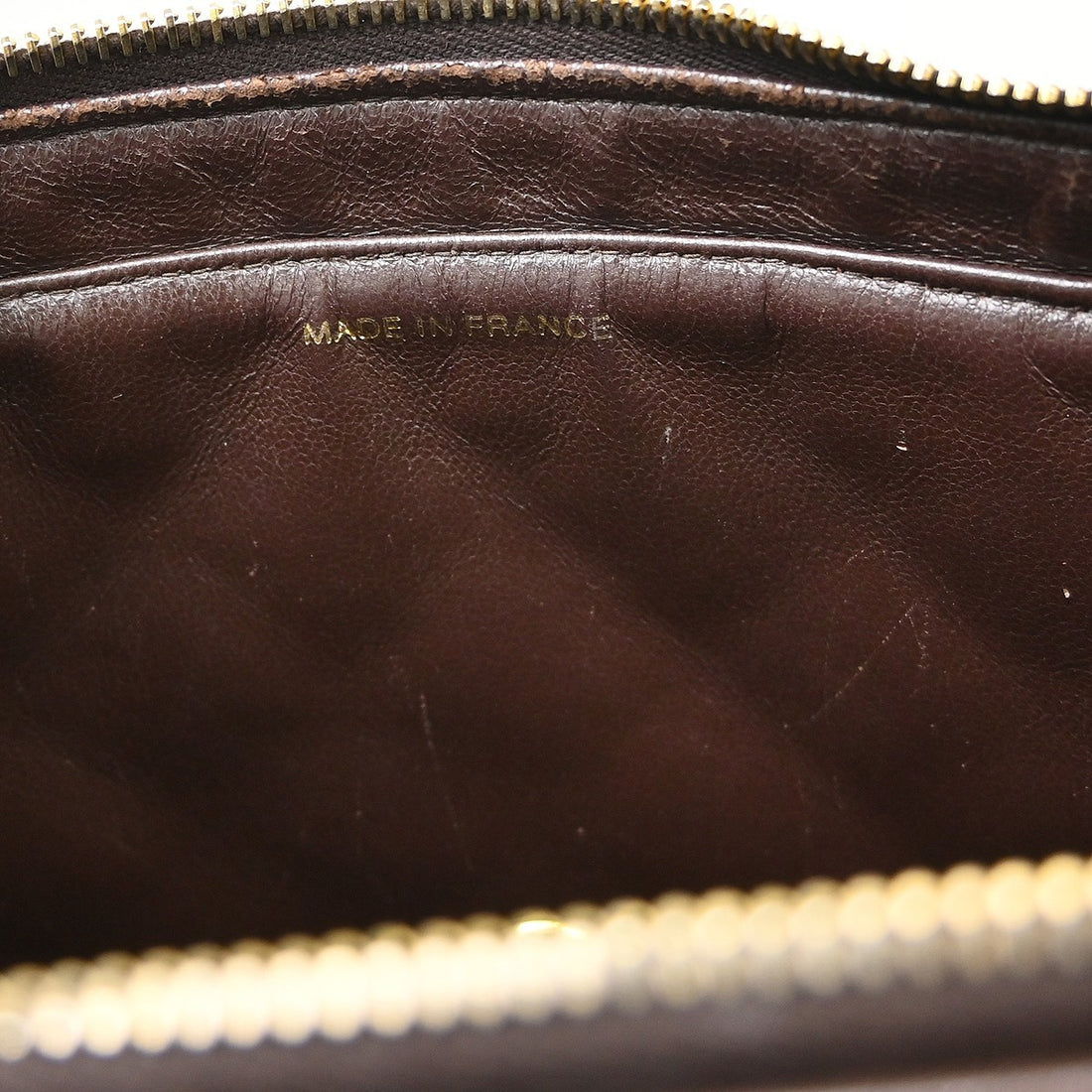 Chanel Classic Flap Zaino in Pelle di Agnello Marrone Vintage