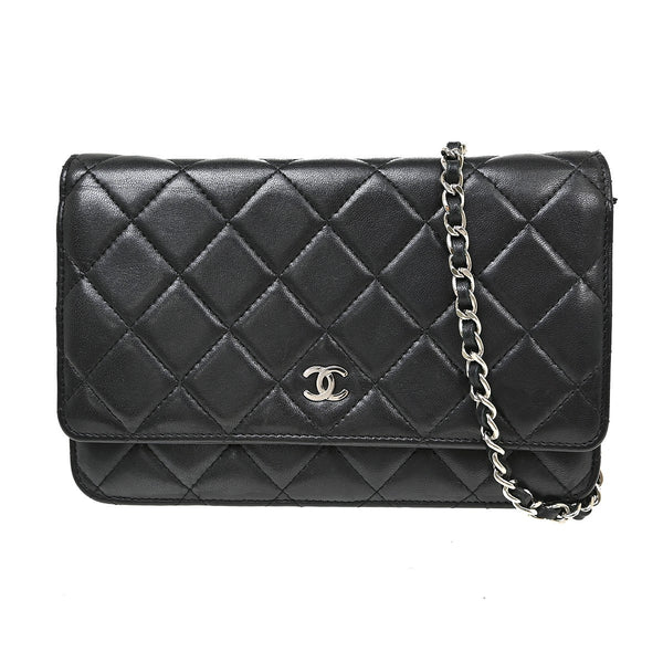 Chanel Classic WOC in Pelle di Agnello Nero Vintage