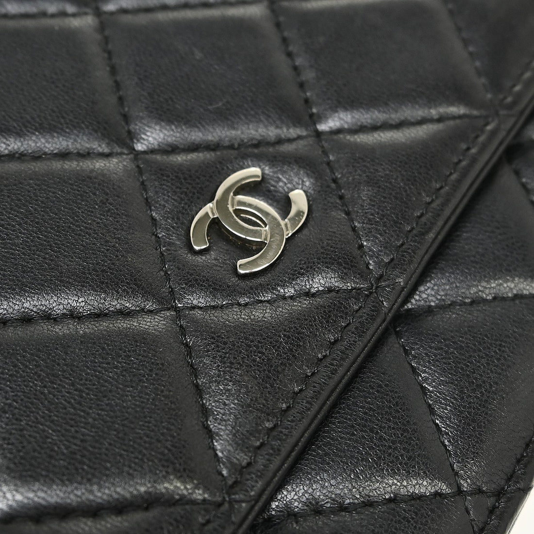 Chanel Classic WOC in Pelle di Agnello Nero Vintage