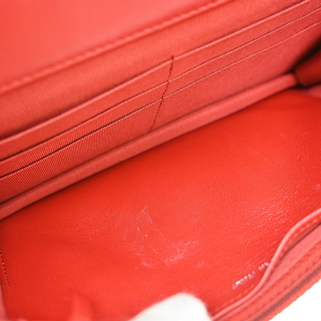 Chanel Classic WOC in Pelle di Agnello Rosso Vintage