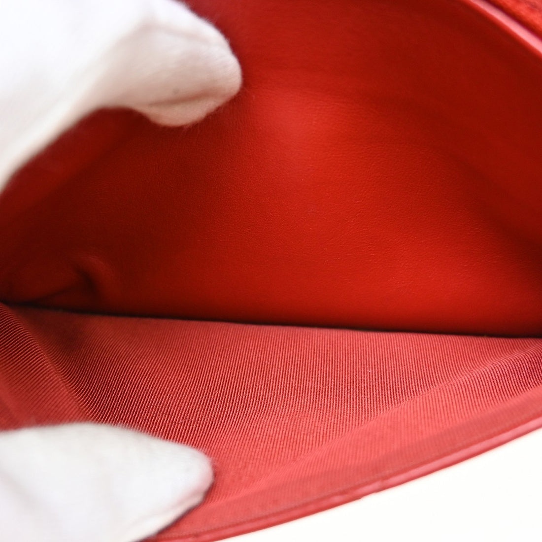 Chanel Classic WOC in Pelle di Agnello Rosso Vintage