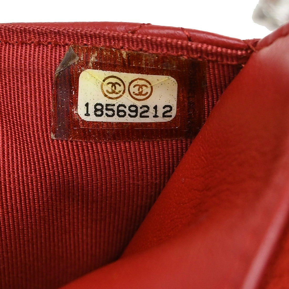 Chanel Classic WOC in Pelle di Agnello Rosso Vintage