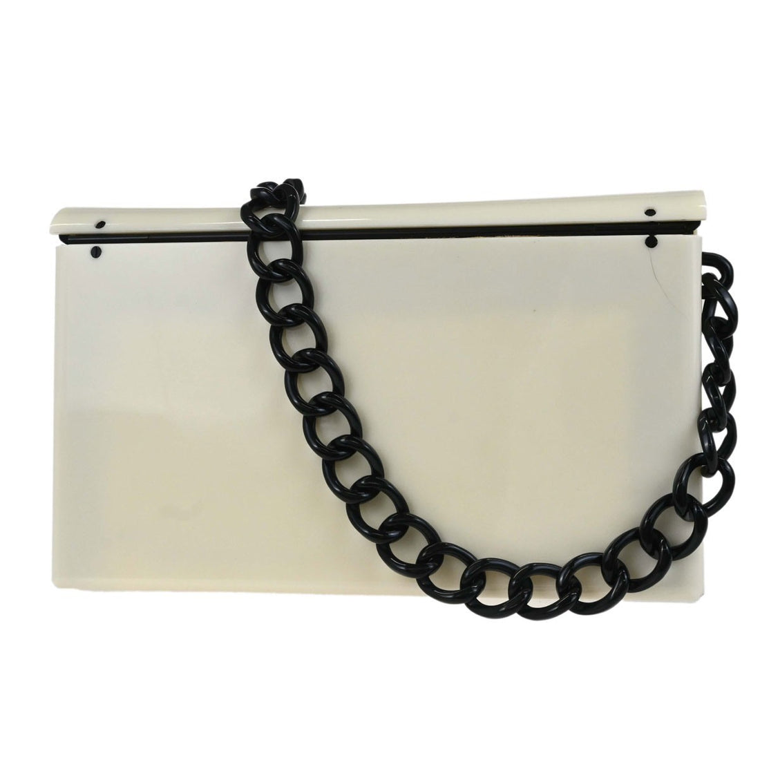 Chanel Coco Flap in Plexiglass Nero Vintage