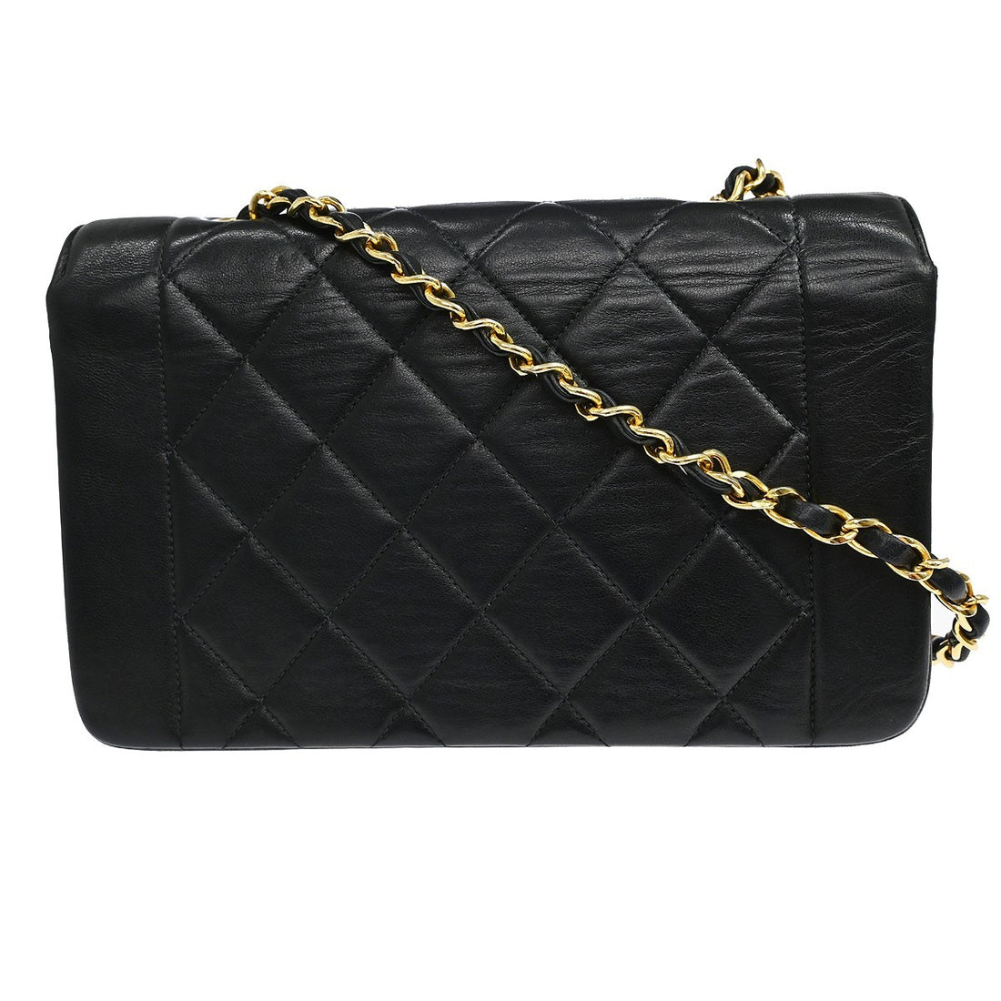 Chanel Diana Small in Pelle di Agnello Nero Vintage