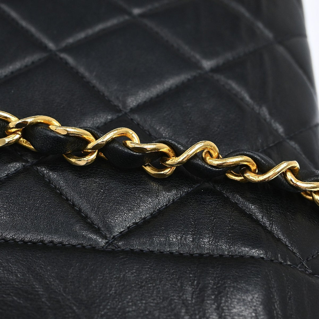 Chanel Diana Small in Pelle di Agnello Nero Vintage