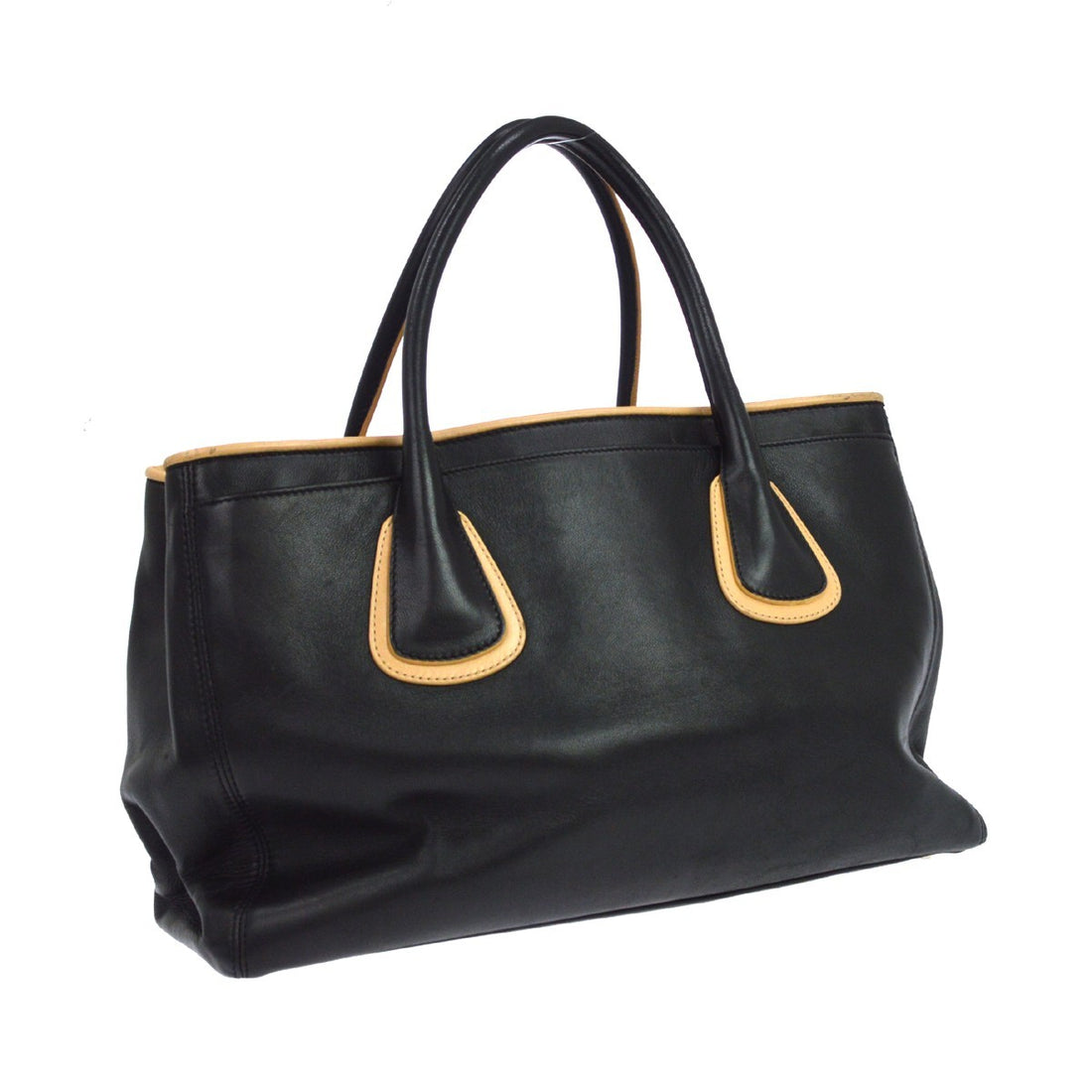 Chanel Executive Cerf Tote in Pelle di Agnello Beige Vintage