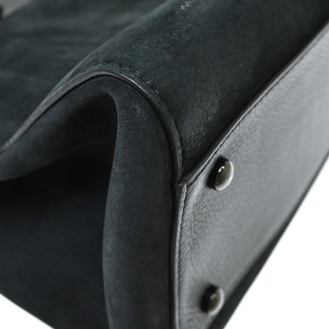 Chanel Executive Cerf Tote in Pelle di Vitello e Camoscio Nero Vintage