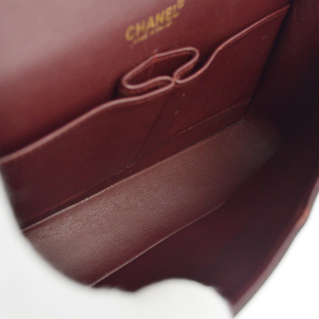 Chanel Flap a Spalla con Catena in Pelle di Agnello Nera Vintage