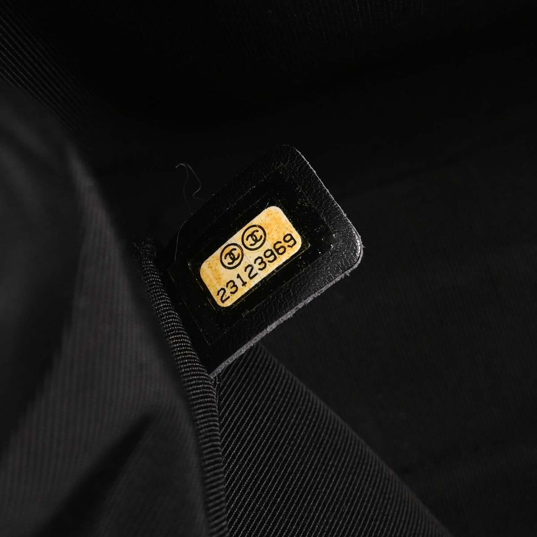 Chanel Frame Bag in Pelle di Vitello Nera Vintage