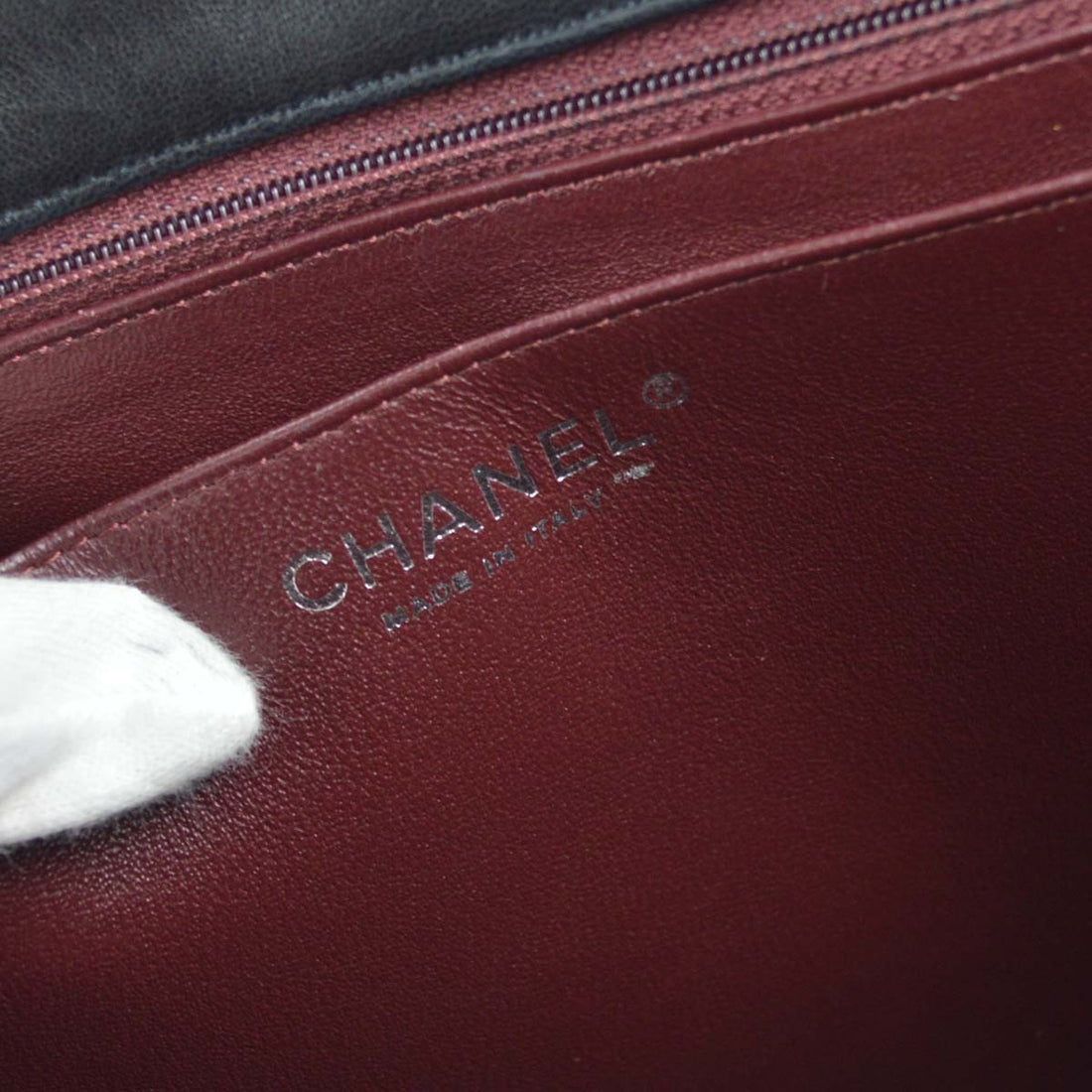Chanel Jumbo Classic Flap in Pelle di Agnello Nero Vintage