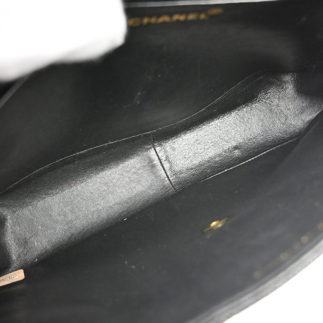 Chanel Mademoiselle Jumbo in Pelle di Vitello Nero Vintage