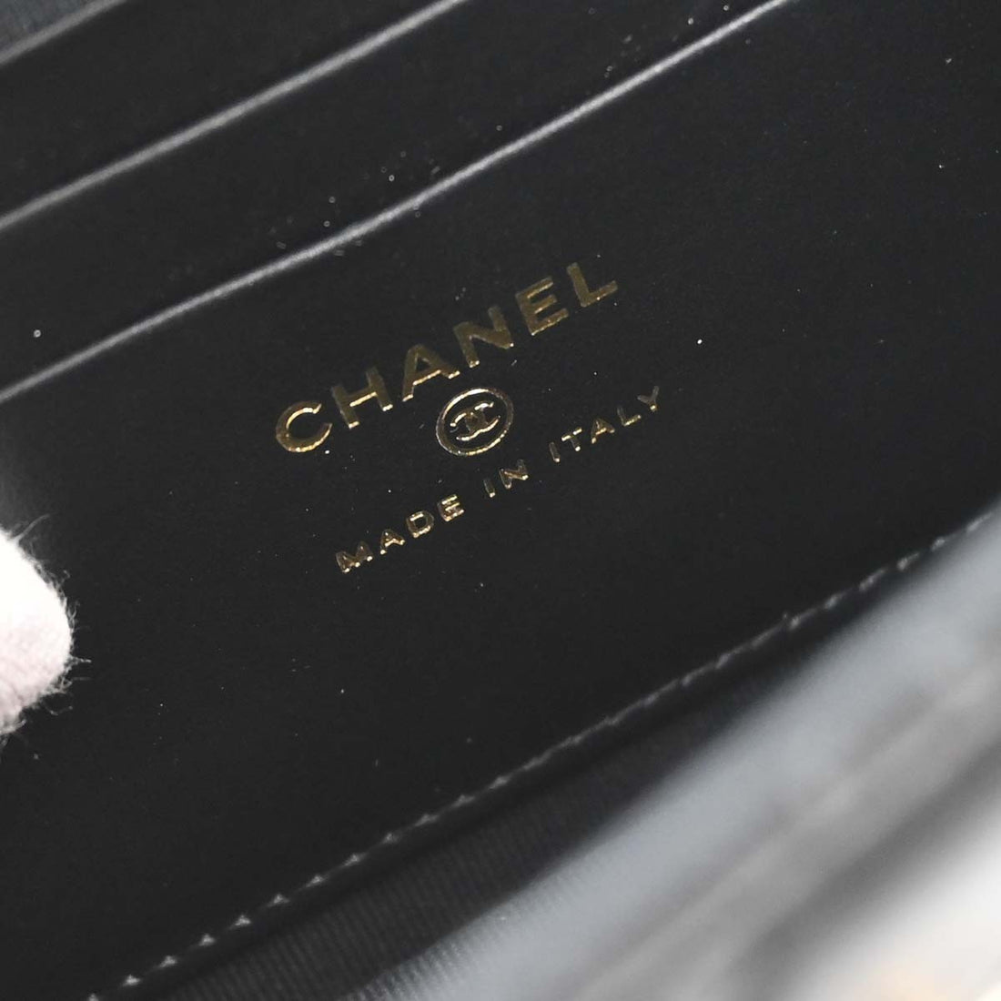 Chanel Mini Coco Handle in Pelle di Agnello Nera Vintage