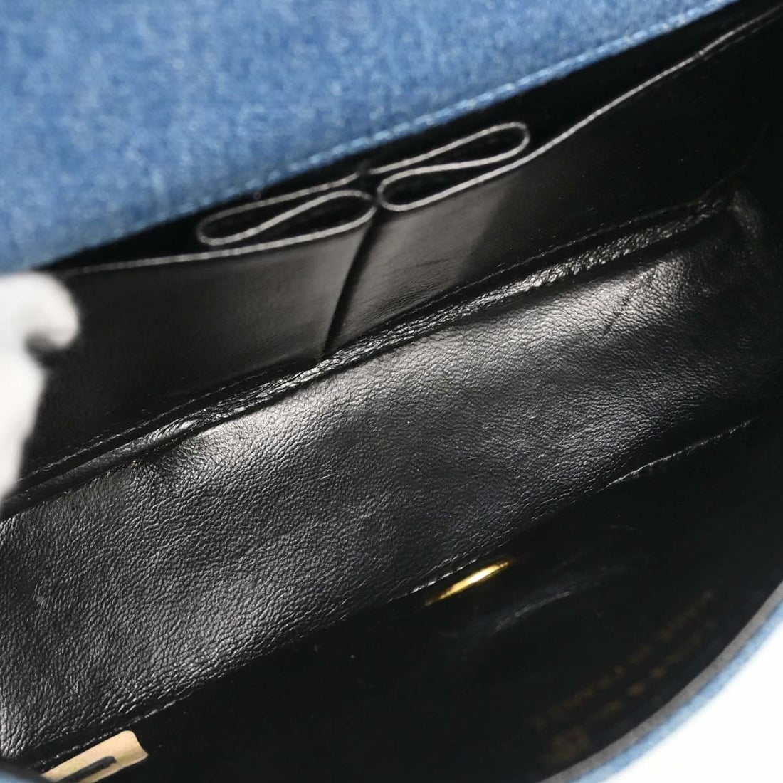 Chanel Mini Full Flap in Denim Blu Vintage