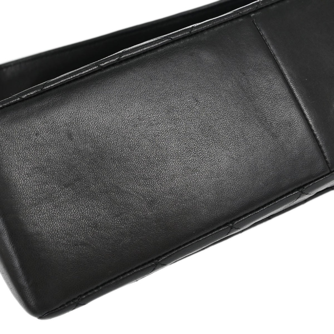 Chanel Single Flap in Pelle di Agnello Nero Vintage