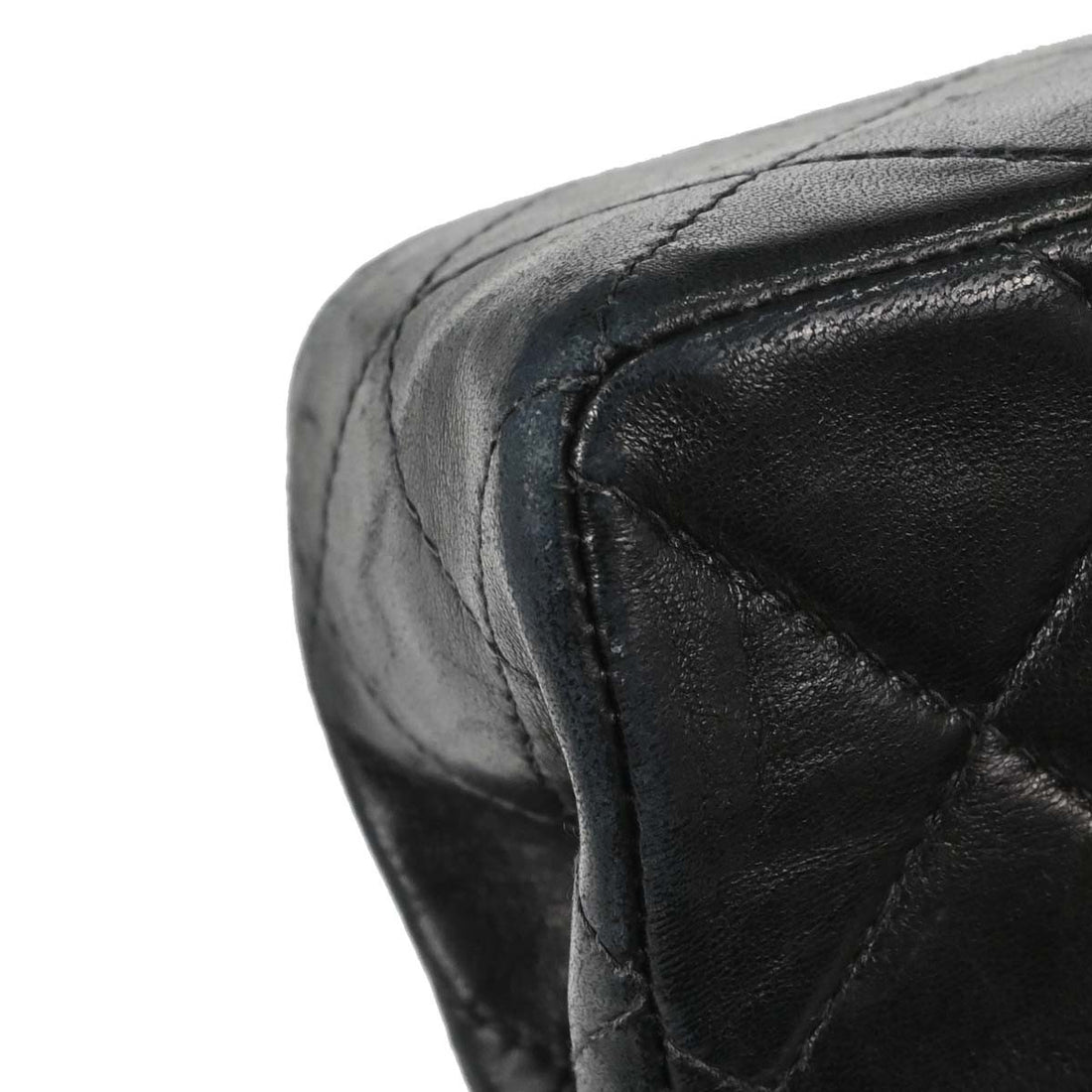 Chanel Small Classic Double Flap in Pelle di Agnello Nero Vintage
