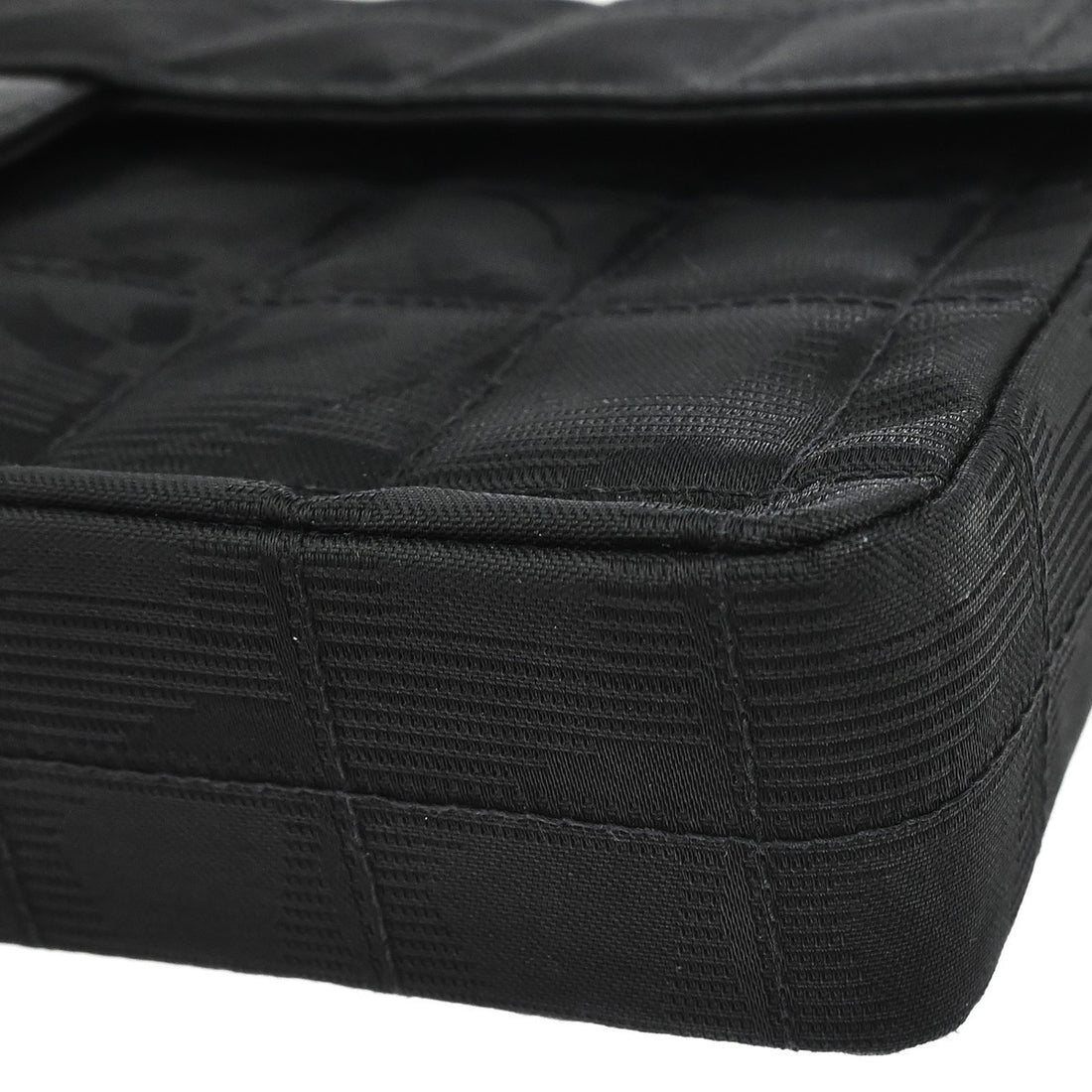 Chanel Travel Line East West in Nylon Jacquard Nero Vintage
