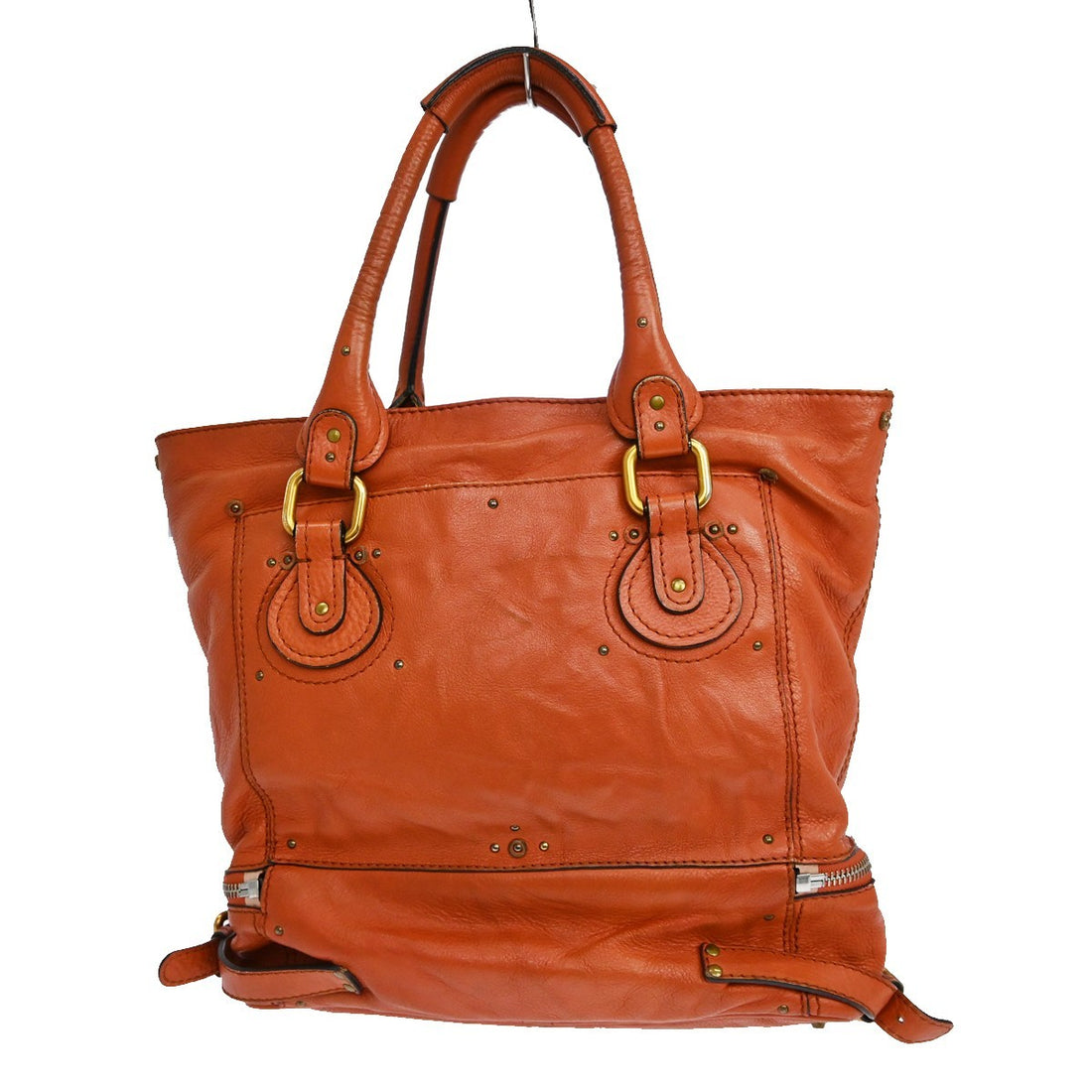 Chloé Paddington in Pelle Arancione Vintage