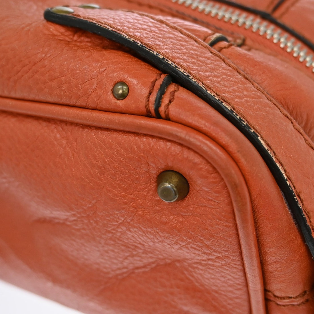 Chloé Paddington in Pelle Arancione Vintage