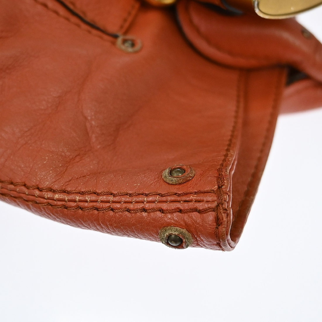 Chloé Paddington in Pelle Arancione Vintage