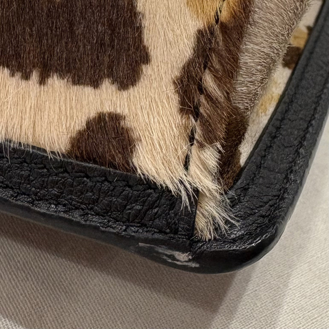 Dior Pony Hair Leopard in Cavallino Beige Vintage