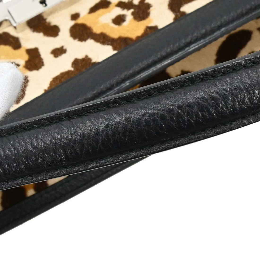 Dior Pony Hair Leopard in Cavallino Beige Vintage