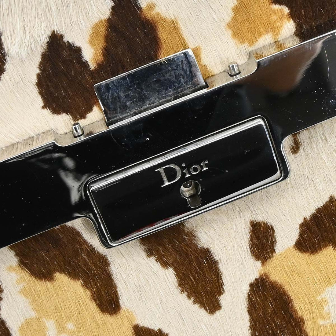 Dior Pony Hair Leopard in Cavallino Beige Vintage